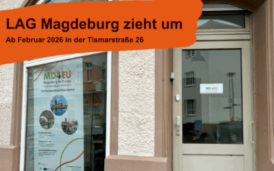 Wir sind umgezogen – neue Büroräume für die LAG Magdeburg für Europa